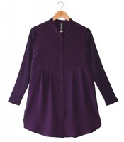 Tops Silk blend and 100% Silk Tops for Women Silkbody: Silkbody Puresilk Women's Knit/Woven Tunic Shirt Silkbody