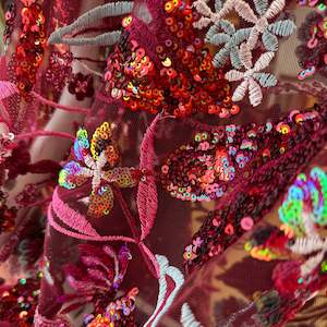 Other Fabrics: EMBROIDERED SEQUINNED TULLE