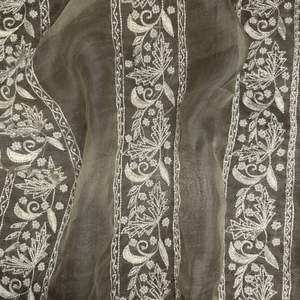 BEADED SILK ORGANZA BORDERS