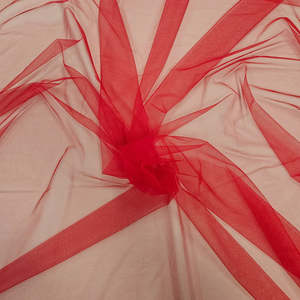 DEEP RED 1D TULLE