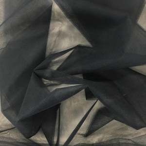 BLACK BRIDAL TULLE