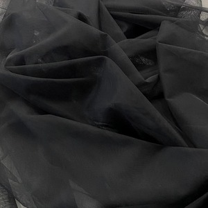 BLACK POLYESTER TULLE