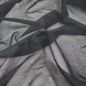 BLACK COTTON TULLE