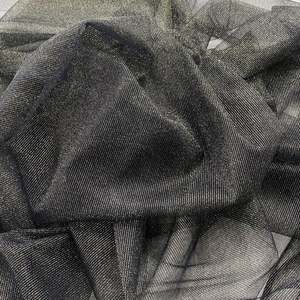 BLACK GOLD LUREX TULLE