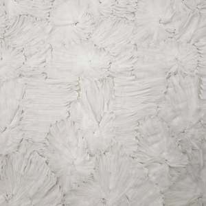 IVORY ORGANZA RUFFLE TULLE