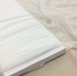 Crafters Bags: IVORY SILK TULLE