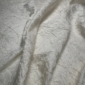All Silks: IVORY CRUSHED SILK
