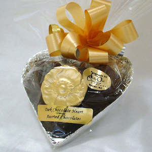 Valentines: Foiled Chocolate Half Heart 200g