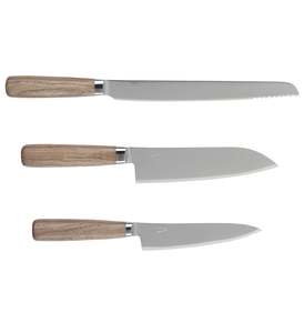 TADAFUSA 3 PIECE KNIFE SET (Hocho European Style)