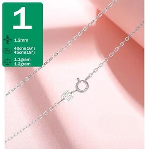 Products: Real Genuine 925 Italian Sterling Silver Necklace Chain