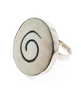 Shell Shiva and 925 Sterling Silver Ring