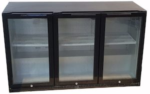 Display Freezers: Husky Backbar 3 Door Bottle Cooler