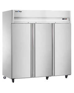 Snow Village CFD-60D3F-K - Stainless Steel Triple Door Tray Freezer