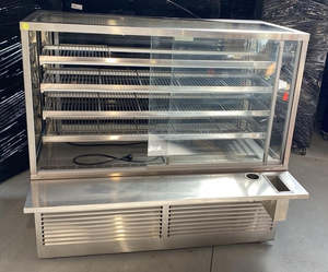 Used Commercial Kitchen Equipment: Cossiga BTGHT15-SD Freestanding Heated Display Cabinet
