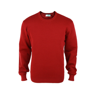 Products: Pure Wool Mid-Weight Crew - Red