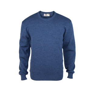 Products: Pure Wool Mid-Weight Crew - Mystic Blue