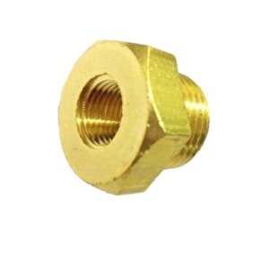 Oil Coolers: Brass Transmission Fitting Reducer Size M18 x 1.5 to M10 x 1.5