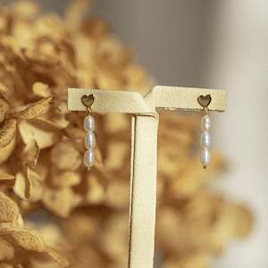 Bridal Jewellery: Robbie Earrings - Gold