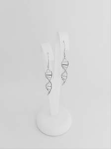 Frontpage: Sterling Silver DNA Earrings
