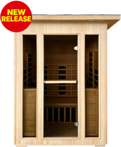 Saunas Icebath: Outdoor: 3-4 Person Infrared Sauna