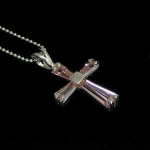 Crystal Cross Pendant Necklace