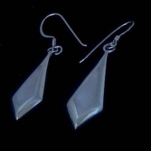 Dangle Earrings: Mother Pearl Kite Earrings