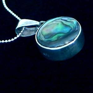 Circle Paua Shell Necklace