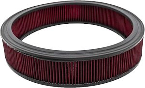 Air Cleaners: AIR CLEANER FILTER 14" X 3" WASHABLE RED