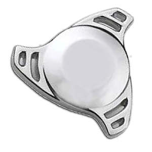 AIR CLEANER WING NUT CHROME STEEL