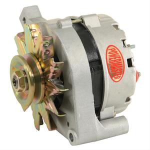 Alternators: POWERMASTER ALTERNATOR FORD 1969-86 RETRO STYLE 75AMP EXTERNALLY REGULATED
