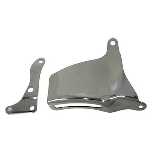 Brackets: ALTERNATOR BRACKET SET CHEV SB LWP CHROME