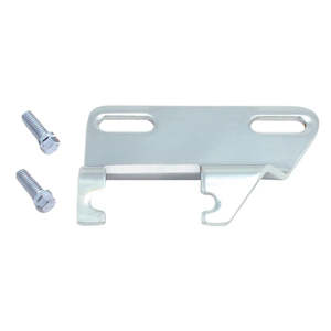 ALTERNATOR HEADER BRACKET CHEV SB CHROME