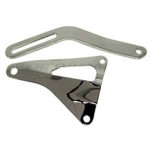 Brackets: ALTERNATOR BRACKET FORD SB CHROME