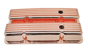 VALVE COVERS CHEV SB TALL ALLOY FINNED COPPER