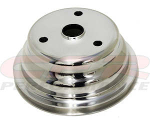 Pulleys: CRANK PULLEY CHEV SB LWP SINGLE ROW