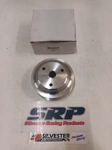 Pulleys: PULLEY CHEV SB CRANK LWP TRIPLE ROW MACHINED FINISH