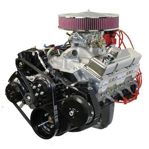 Crate Engines: ENGINE BLUEPRINT CHEV 350 FULLY DRESSED INCL ACCESSORY DRIVE KIT 341HP