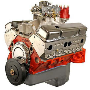 Crate Engines: ENGINE BLUEPRINT CHEV 427CI DRESSED LONG ENGINE 540HP/ 535FT LB 10.0-1 COMP #385987
