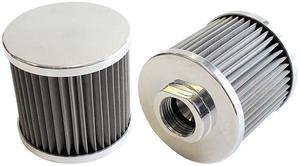 BREATHER SS BILLET -12 SILVER