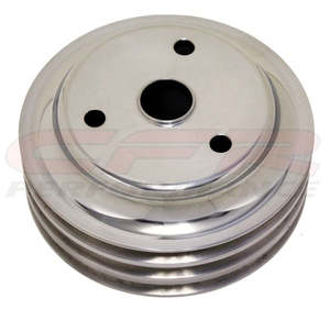 Engine Accessories: PULLEY CRANKSHAFT CHEV SB LWP TRIPLE ALLOY