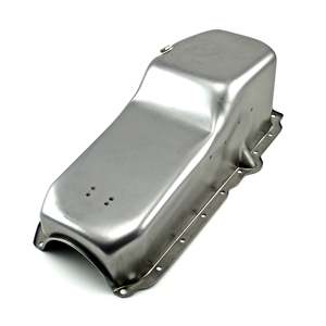 Oil Pan: OIL PAN CHEV SB LATE 1PRMS  NATURAL RAW FINISH