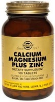 Products: Solgar Calcium Magnesium Plus Zinc