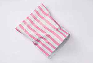 Big Spill Bag Pink Stripe