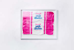 Framed Candy: XXL Milkshakes Wrapper