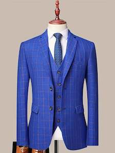 Suits: 2-Piece Slimming Formal Suit - Tweed Spring- QR266317