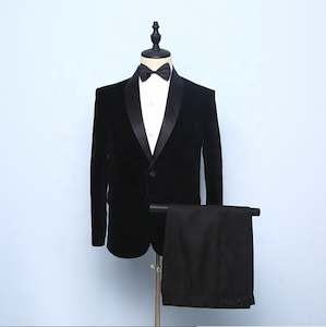 Suits: Men's New Personality Trend Fashion Host Clothing MC Dress Performance Suit Adult Performance Suit-JM8507