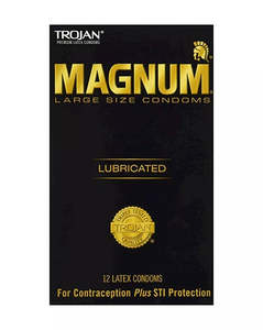 Condoms: Trojan Magnum Condoms 12 Pack
