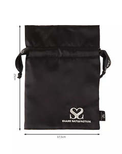 Share Satisfaction Satin Bag With Silver Thread