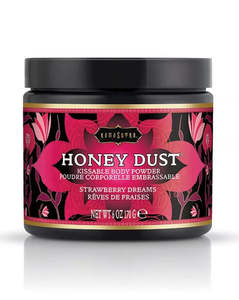 Kama Sutra Honey Dust Kissable Body Powder Strawberry Dreams 170g