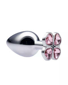 Anal: Share Satisfaction Kinki Range Flower Gem Butt Plug - 3.7 Inch